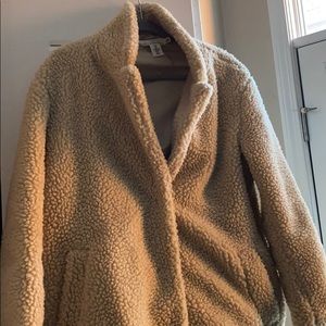 H&M L.O.G.G shearling coat